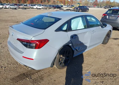 2023 Honda Civic Sport z USA, uszkodzony, nr VIN 2HGFE2F50PH547402